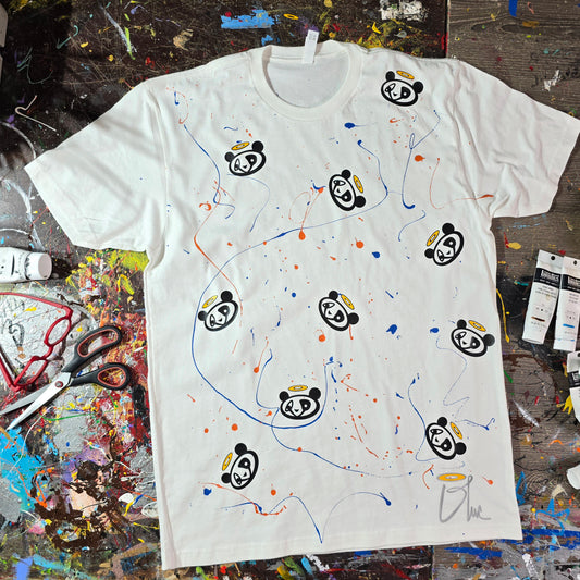 White Oluc Panda Tee