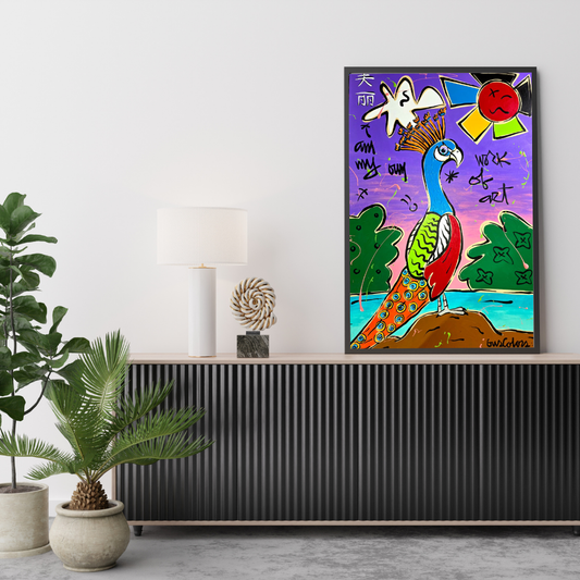 Peacock (36x24)