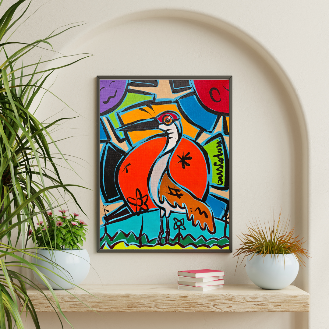 Sandhill Crane (14x11)