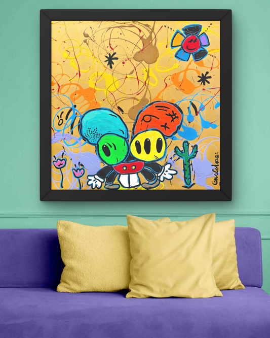 La Mickey Mosca (30x30)