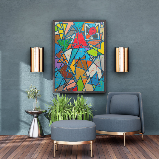 How Many Triangles? (40x30)