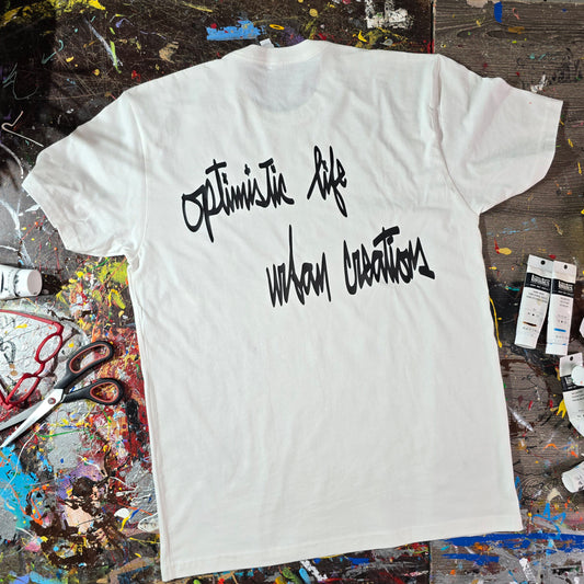 White Oluc Panda Tee