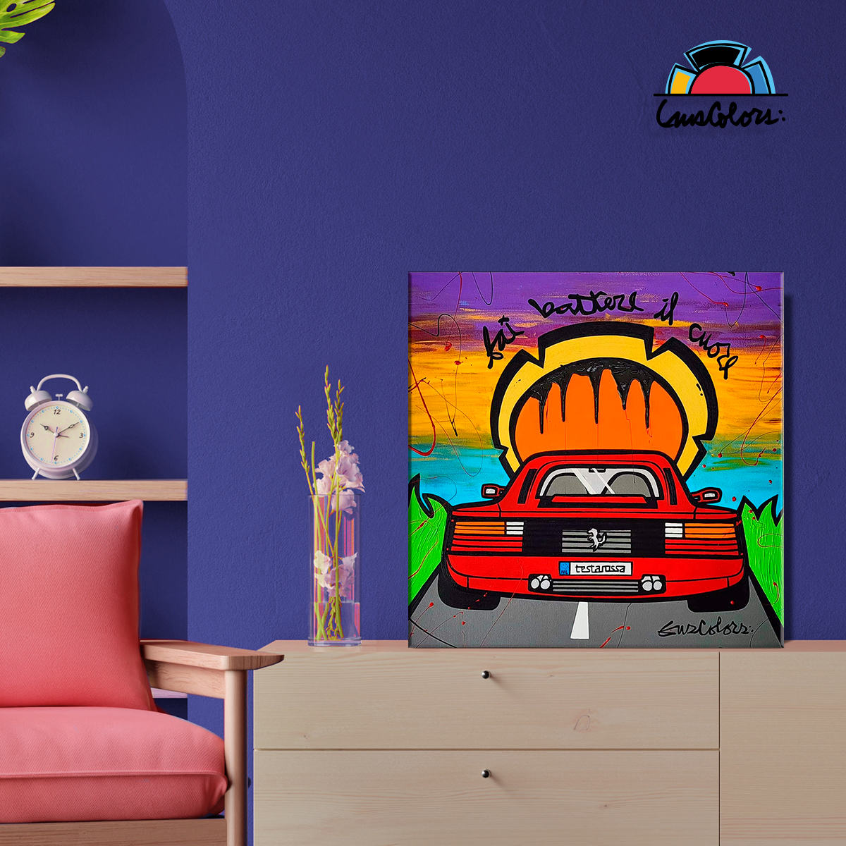 Red Testarossa (24x24)