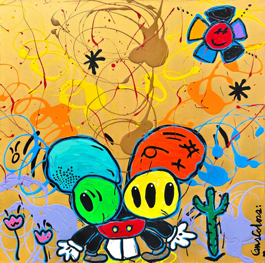 La Mickey Mosca (30x30)