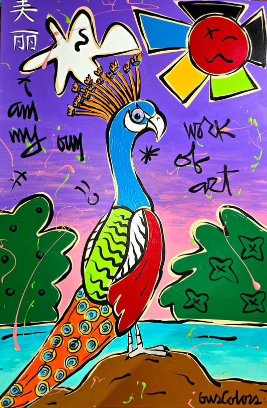 Peacock (36x24)