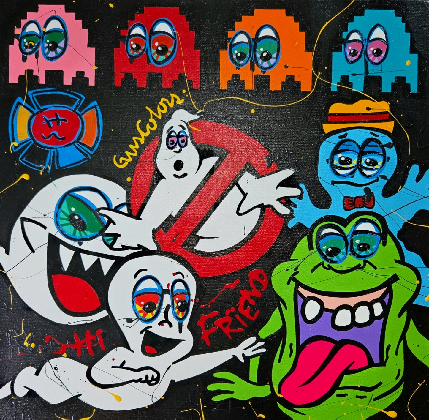 Monsters Under My Bed (24x24)