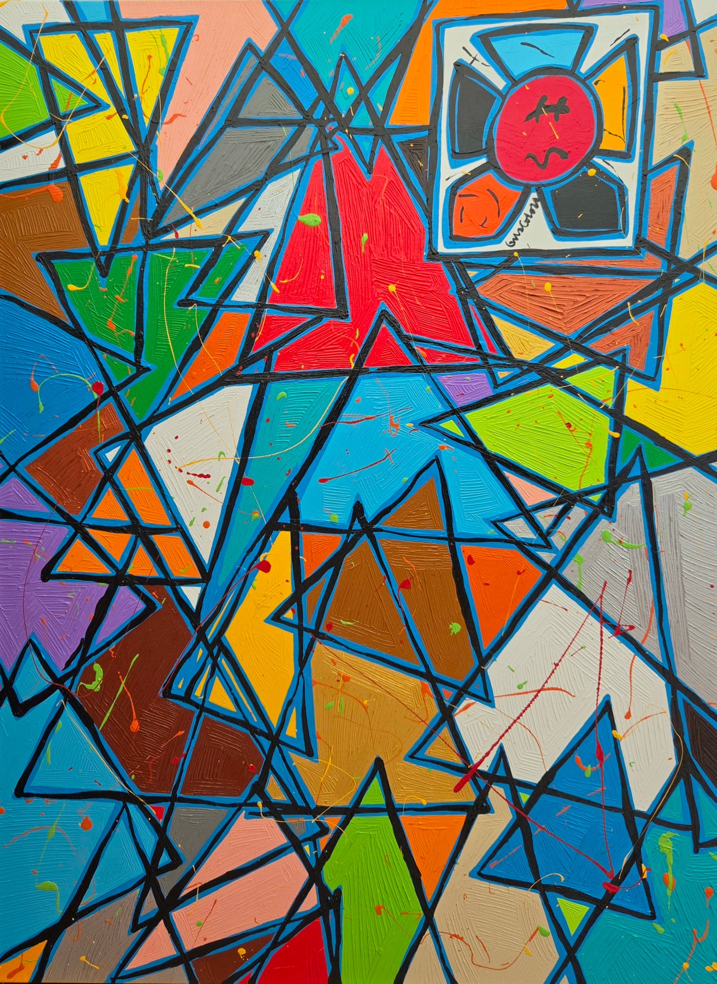 How Many Triangles? (40x30)